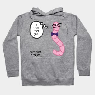 compost worm (nerd) Hoodie